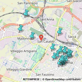 Mappa Via Carlo Borghi, 41123 Modena MO, Italia (1.4095)