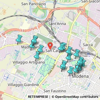 Mappa Via Carlo Borghi, 41123 Modena MO, Italia (1.081)