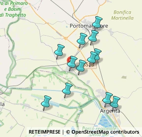 Mappa Via Donatori di Sangue, 44011 Portomaggiore FE, Italia (3.3325)