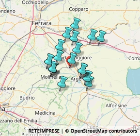 Mappa Via Donatori di Sangue, 44011 Portomaggiore FE, Italia (9.524)