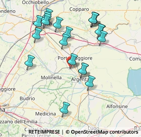 Mappa Via Donatori di Sangue, 44011 Portomaggiore FE, Italia (16.308)