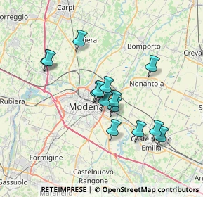 Mappa Via Repubblica Val Taro, 41122 Modena MO, Italia (5.99429)