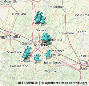 Mappa Via Repubblica Val Taro, 41122 Modena MO, Italia (11.19412)