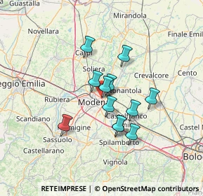 Mappa Via Repubblica Val Taro, 41122 Modena MO, Italia (10.27583)