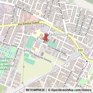 Mappa Via Giuseppe Biagi, 1, 41123 Modena, Modena (Emilia Romagna)