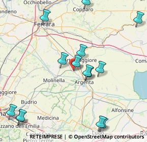 Mappa Via Celestina Bergamini Roda, 44011 Portomaggiore FE, Italia (19.73357)