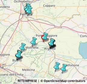 Mappa Via Celestina Bergamini Roda, 44011 Portomaggiore FE, Italia (15.5825)