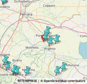 Mappa Via Celestina Bergamini Roda, 44011 Portomaggiore FE, Italia (24.49929)