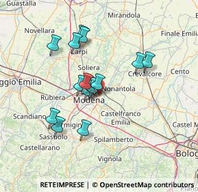 Mappa Via Don Lorenzo Milani, 41122 Modena MO, Italia (11.82)