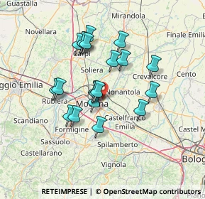 Mappa Via Don Lorenzo Milani, 41122 Modena MO, Italia (11.898)