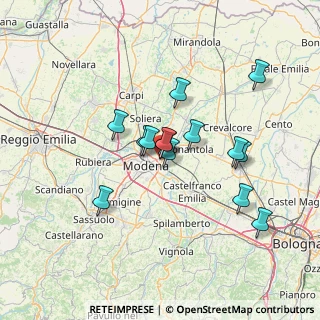 Mappa Via Don Lorenzo Milani, 41122 Modena MO, Italia (11.63)