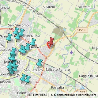 Mappa Via Don Lorenzo Milani, 41122 Modena MO, Italia (3.1015)