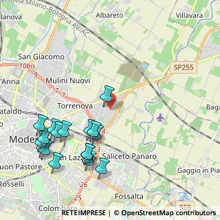 Mappa Via Don Lorenzo Milani, 41122 Modena MO, Italia (2.49647)
