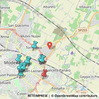 Mappa Via Don Lorenzo Milani, 41122 Modena MO, Italia (2.54917)