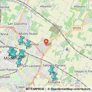 Mappa Via Don Lorenzo Milani, 41122 Modena MO, Italia (3.05091)