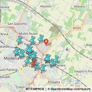 Mappa Via Don Lorenzo Milani, 41122 Modena MO, Italia (2.198)