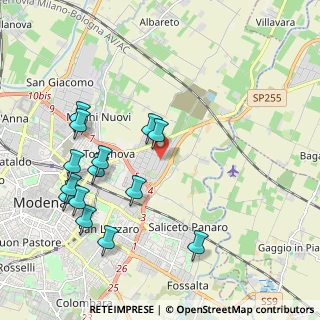 Mappa Via Don Lorenzo Milani, 41122 Modena MO, Italia (2.21857)