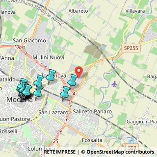 Mappa Via Don Lorenzo Milani, 41122 Modena MO, Italia (2.966)