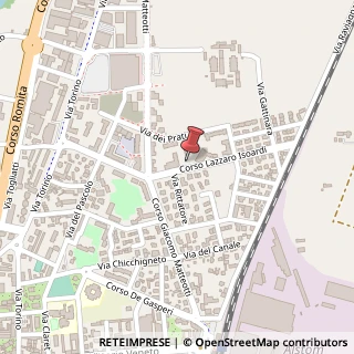 Mappa Corso Lazzaro Isoardi, 48, 12038 Savigliano, Cuneo (Piemonte)