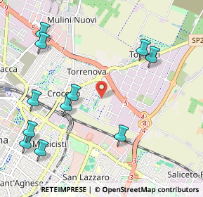 Mappa Via Repubblica di Montefiorino, 41122 Modena MO, Italia (1.30273)