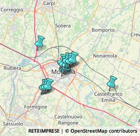 Mappa Via Mar Mediterraneo, 41125 Modena MO, Italia (4.66643)