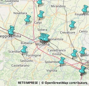 Mappa Via Mar Mediterraneo, 41125 Modena MO, Italia (19.42118)