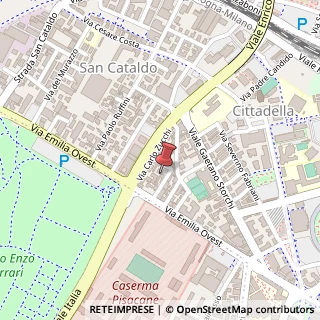 Mappa Via Pietro Ercole Gherardi, 29, 41123 Modena, Modena (Emilia Romagna)