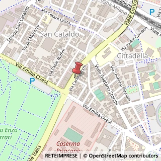 Mappa Via zucchi 41/a, 41100 Modena, Modena (Emilia Romagna)