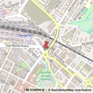 Mappa Viale Francesco Crispi, 2, 41121 Modena, Modena (Emilia Romagna)