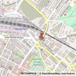 Mappa Viale Guido Mazzoni,  14, 41100 Modena, Modena (Emilia Romagna)