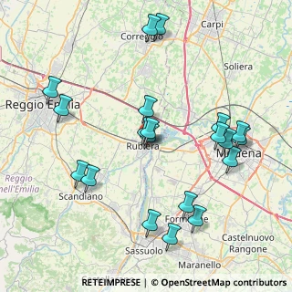 Mappa Via Maria Vittoria Rustichelli, 42048 Rubiera RE, Italia (8.6835)
