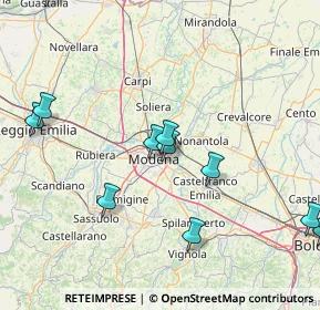 Mappa Via Lionelli Baccarini, 41122 Modena MO, Italia (26.924)