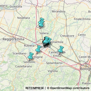Mappa Via Lionelli Baccarini, 41122 Modena MO, Italia (5.73929)