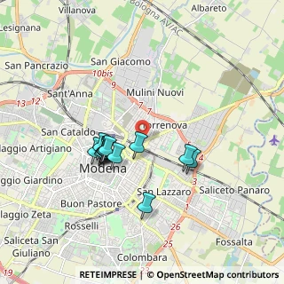 Mappa Via Lionelli Baccarini, 41122 Modena MO, Italia (1.50154)