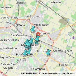 Mappa Via Lionelli Baccarini, 41122 Modena MO, Italia (1.59923)