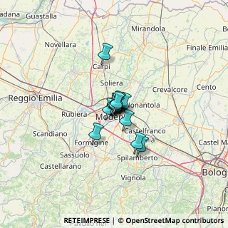 Mappa Via De' Bonomini, 41121 Modena MO, Italia (5.20286)