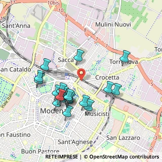 Mappa Via De' Bonomini, 41121 Modena MO, Italia (0.9075)