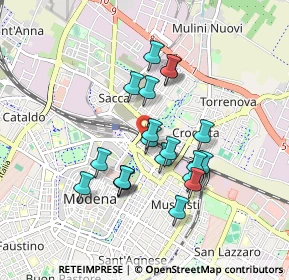 Mappa Via Dè Bonomini, 41122 Modena MO, Italia (0.7605)