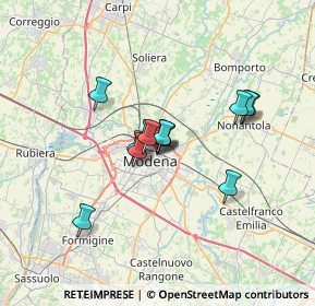 Mappa Via Dè Bonomini, 41122 Modena MO, Italia (4.82231)