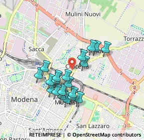 Mappa Via della Crocetta, 41122 Modena MO, Italia (0.7755)
