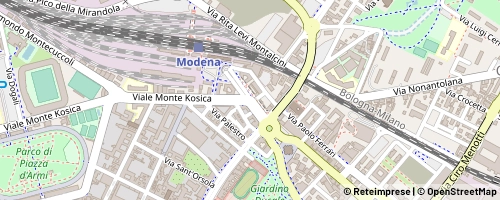 Mappa Modena