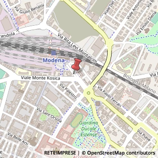 Mappa Piazza Roma, 32, 41121 Modena, Modena (Emilia Romagna)