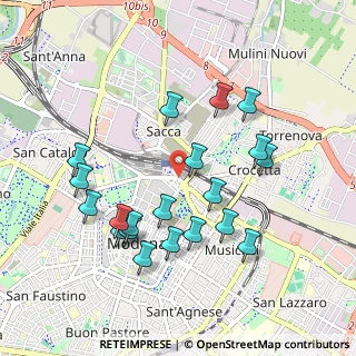 Mappa Via Bonasi, 41121 Modena MO, Italia (0.9765)