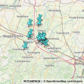 Mappa Viale Francesco Crispi, 41121 Modena MO, Italia (7.14)