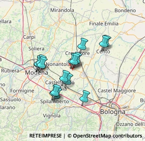 Mappa Via Montirone, 40019 Sant'Agata Bolognese BO, Italia (11.39125)