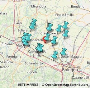 Mappa Via Montirone, 40019 Sant'Agata Bolognese BO, Italia (11.029)