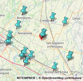 Mappa Via Montirone, 40019 Sant'Agata Bolognese BO, Italia (9.675)