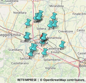 Mappa Via Crocetta, 41122 Modena MO, Italia (11.3465)