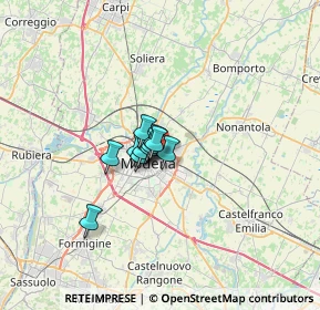 Mappa Via Crocetta, 41122 Modena MO, Italia (3.15636)