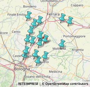 Mappa 40052 Baricella BO, Italia (13.09882)